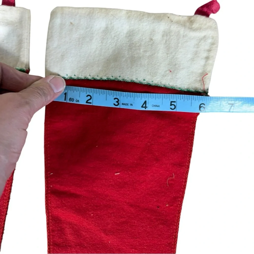 Vintage Christmas Stockings Set‎ of Two